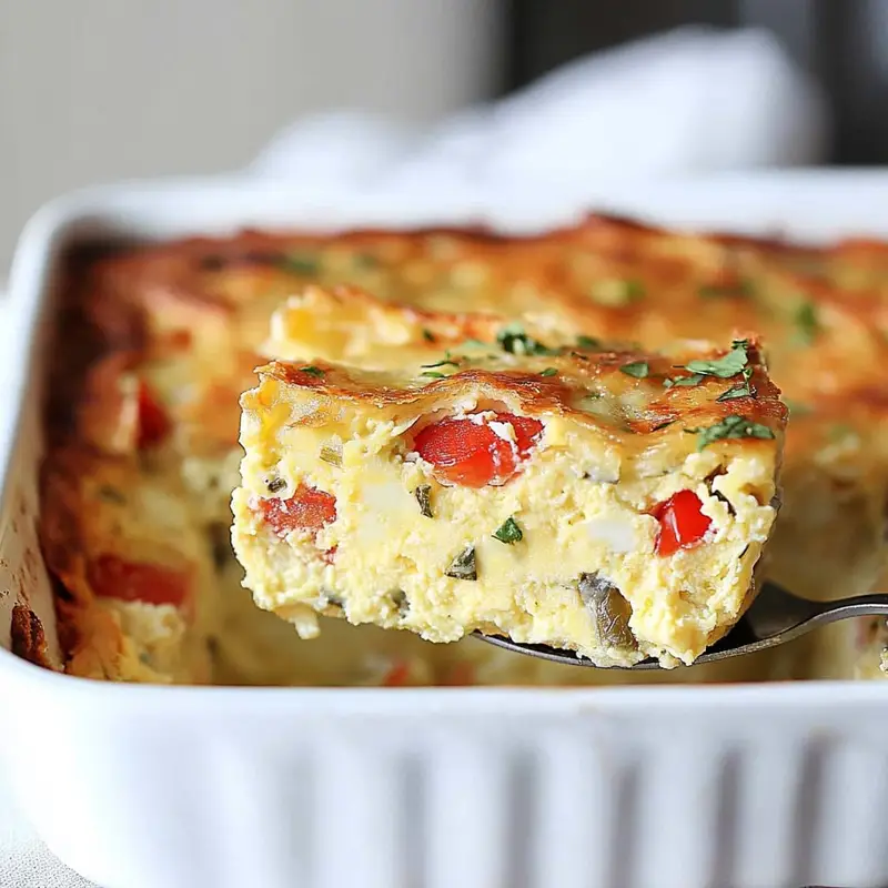 baked cottage cheese eggs