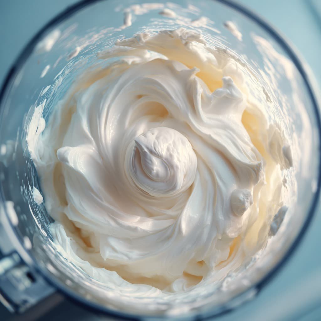 blend-cottage-cheese-bagels Blending cottage cheese until smooth for almond flour bagels
