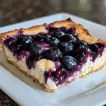 Blueberry Cottage Cheese Breakfast Bake: The Best in Every Bite 10 Blueberry Cottage Cheese Breakfast Bake with juicy blueberries on a creamy base.