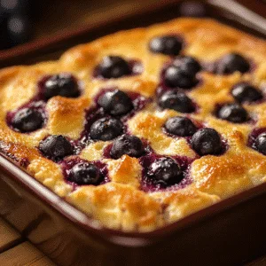 Blueberry cottage cheese breakfast bake recipe