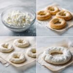 How to Make Cottage Cheese Almond Flour Bagels recipe– Easy, Low-Carb & Gluten-Free 3 Cottage cheese almond flour bagels recipe step for card