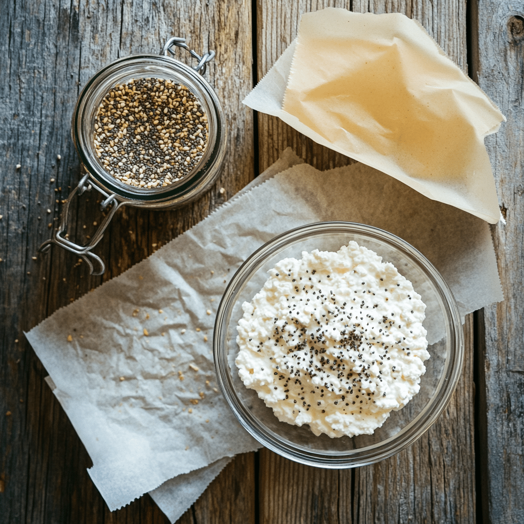 How to Make Baked Cottage Cheese Crisps with Everything Bagel Seasoning – High-Protein & Delicious! 35 ingredients for baked cottage cheese crisps