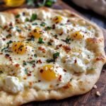 How to Make Cottage Cheese Egg Flatbread Pizza — A High-Protein, Low-Carb Treat! 2 cottage cheese egg flatbread pizza recipe card