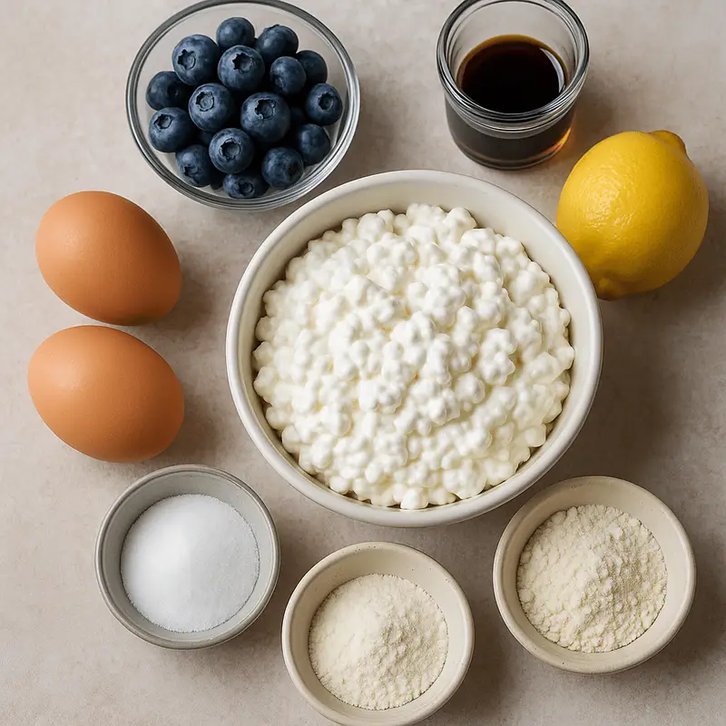 Blueberry Cottage Cheese Breakfast Bake: The Best in Every Bite 11 Ingredients for blueberry cottage cheese breakfast bake