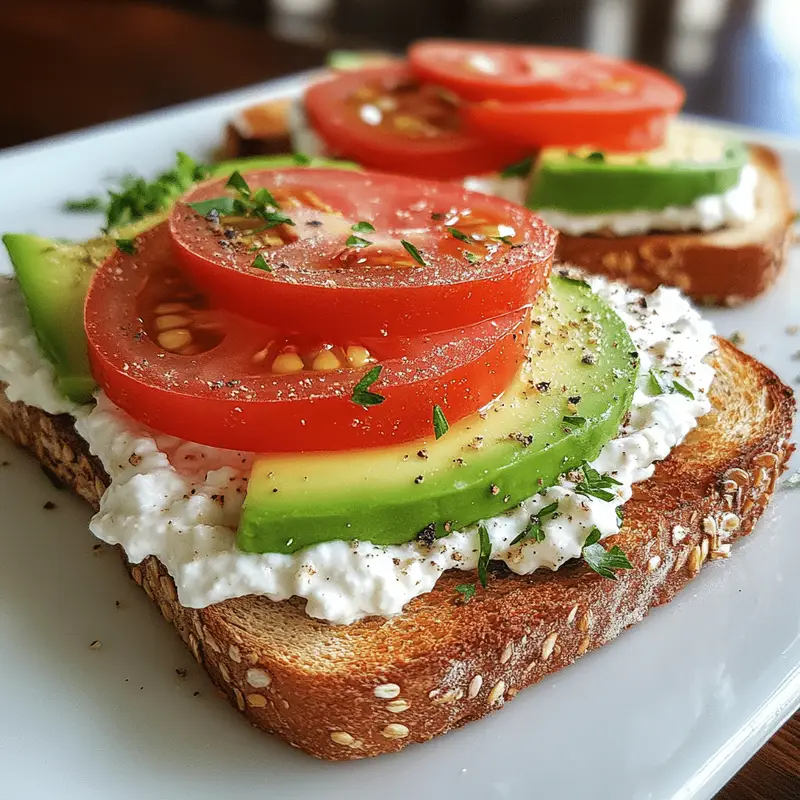 Lactose Free Cottage Cheese: The Best Dairy-Free 11 Lactose free cottage cheese on toast with avocado and tomato.