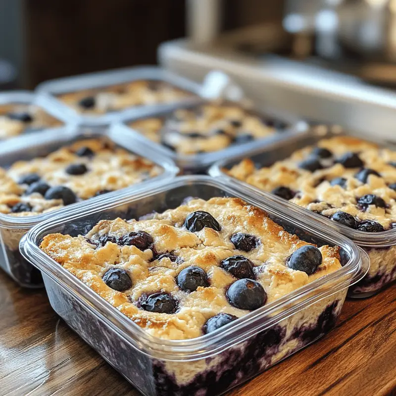 Blueberry Cottage Cheese Breakfast Bake: The Best in Every Bite 13 Meal prep blueberry cottage cheese breakfast bake
