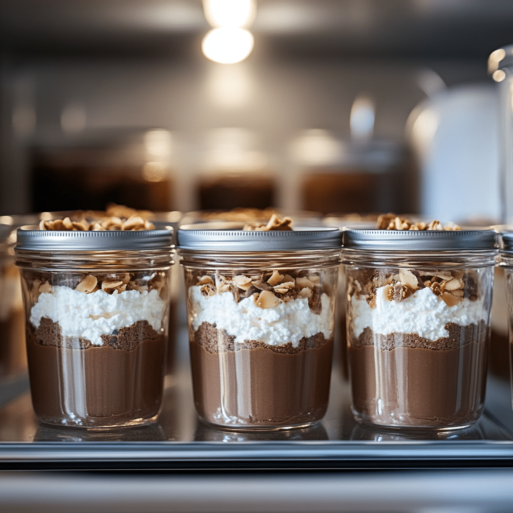 Easy Cottage Cheese Chocolate Mousse Low Calorie 14 meal prep cottage cheese chocolate mousse low calorie jars
