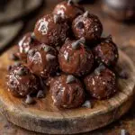 How to Make No Bake Cottage Cheese Brownie Batter Protein Bites — A High-Protein Delight! 2 no bake cottage cheese brownie batter protein bites recipe card
