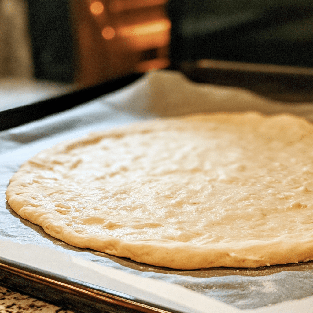 How to Make a Delicious Cottage Cheese Pizza Crust — Step by Step 19 Pre-baking cottage cheese pizza crust