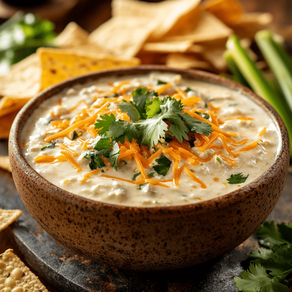 Cottage Cheese Queso: The Ultimate High-Protein Dip for Every Occasion 15 serving cottage cheese queso with topping
