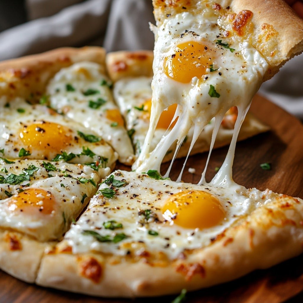 served-cottage-cheese-egg-flatbread-pizza served cottage cheese egg flatbread pizza