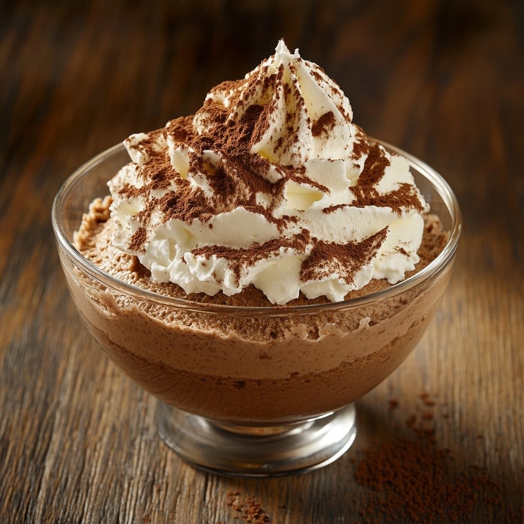 served-low-carb-cottage-cheese-chocolate-mousse served low carb cottage cheese chocolate mousse