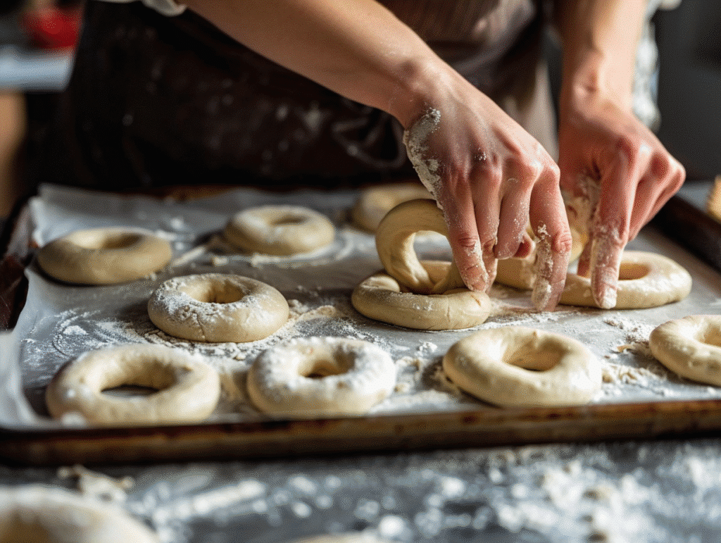 Easy Cottage Cheese Bagel Recipe Without Self Rising Flour 30 Shaping cottage cheese bagels without self rising flour