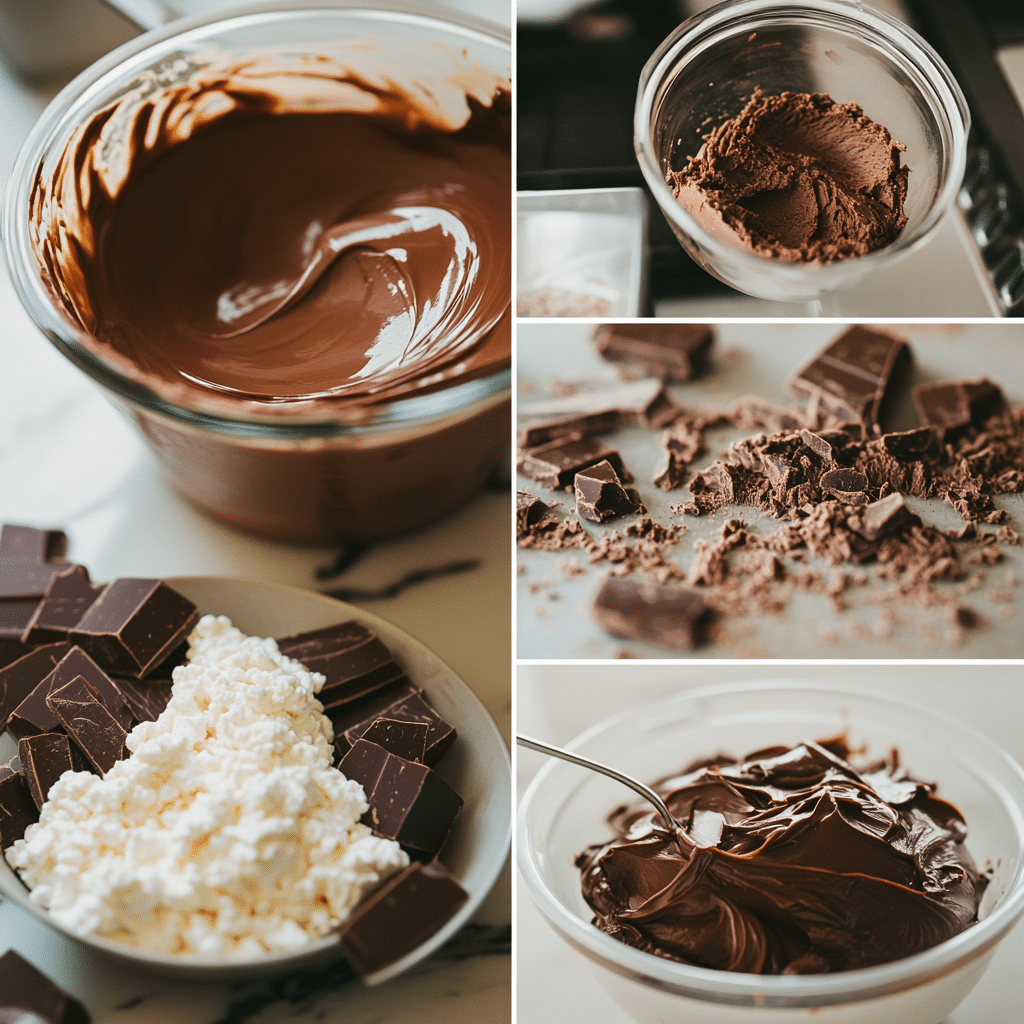 Easy Cottage Cheese Chocolate Mousse Low Calorie 13 step-by-step cottage cheese chocolate mousse low calorie
