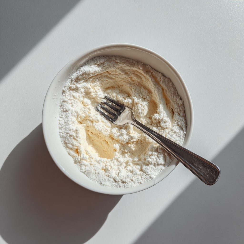 step1-prepare-cottage-cheese-bagel-dough preparing cottage cheese bagel dough