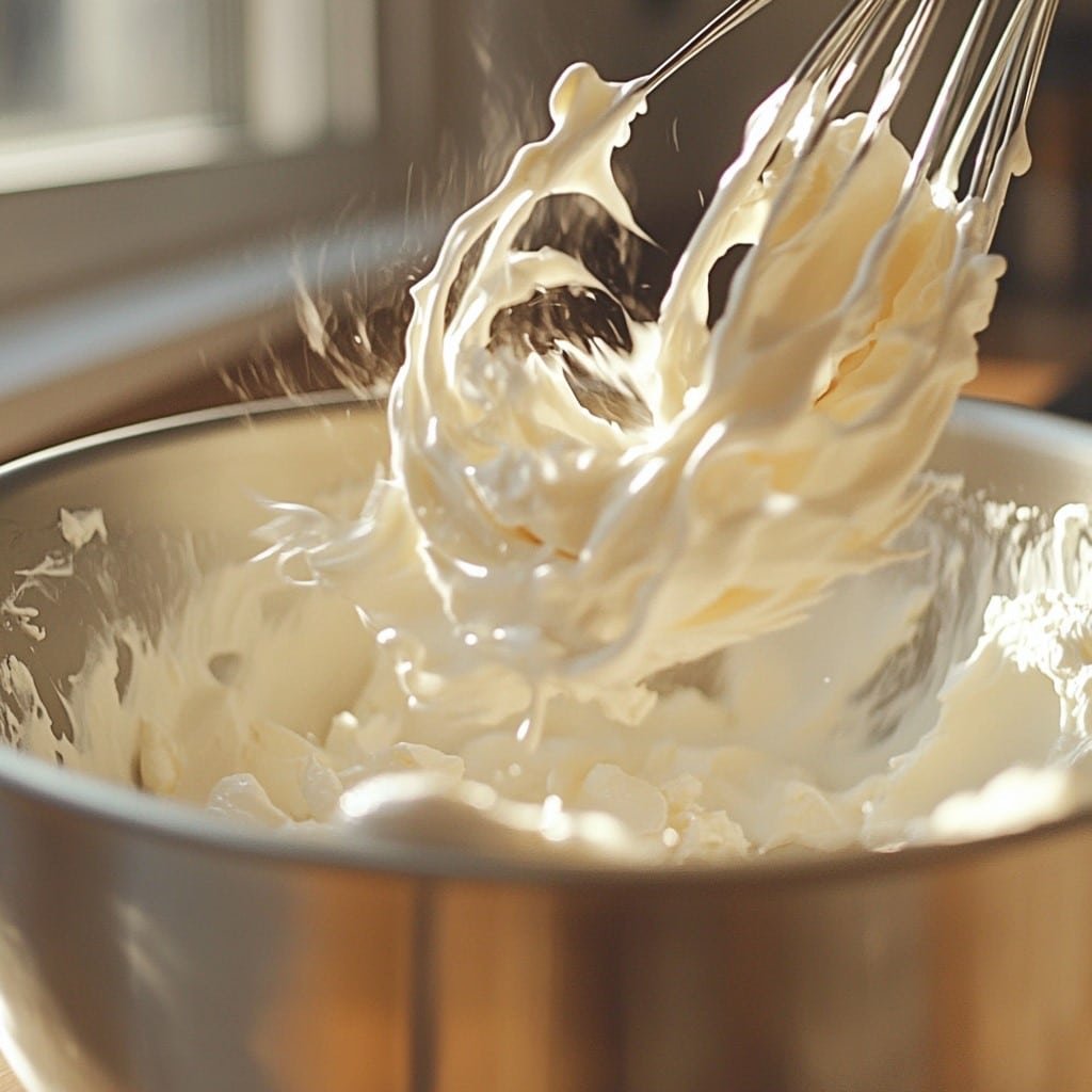 step2-whipping-egg-whites Beating egg whites to stiff peaks for cloud bread