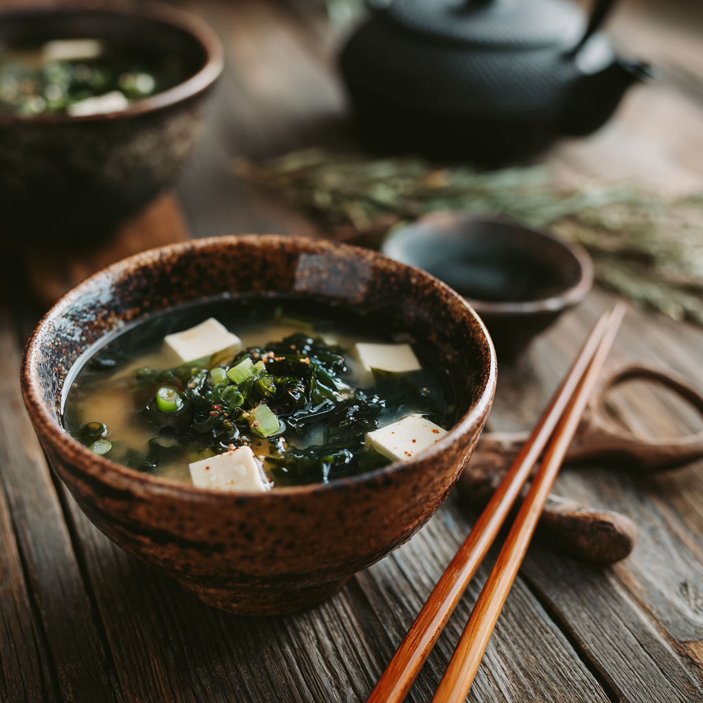 Japanese Mounjaro recipe with tofu and miso soup