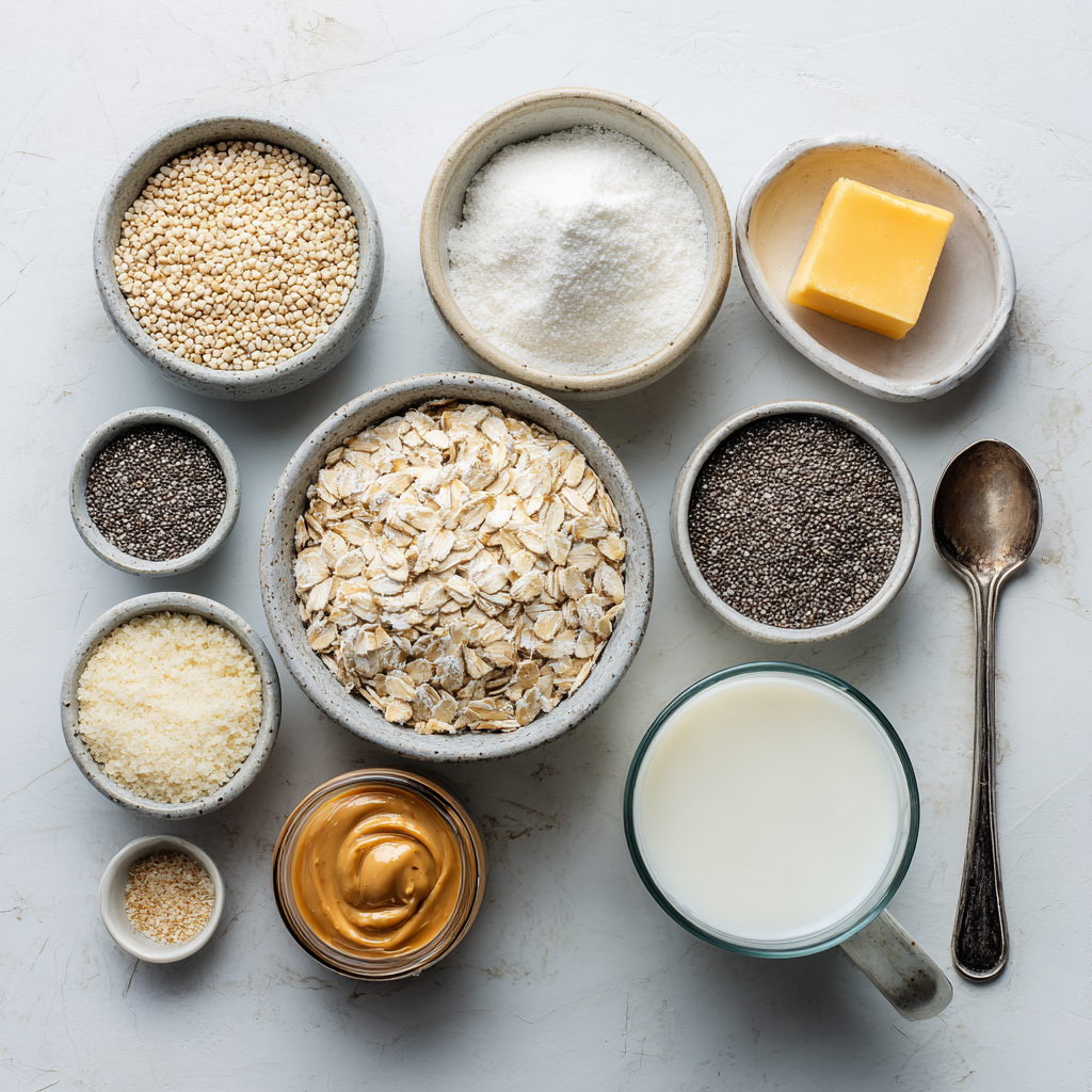 High Protein Overnight Oats Recipe That’ll Actually Keep You Full 9 Ingredients for high protein overnight oats