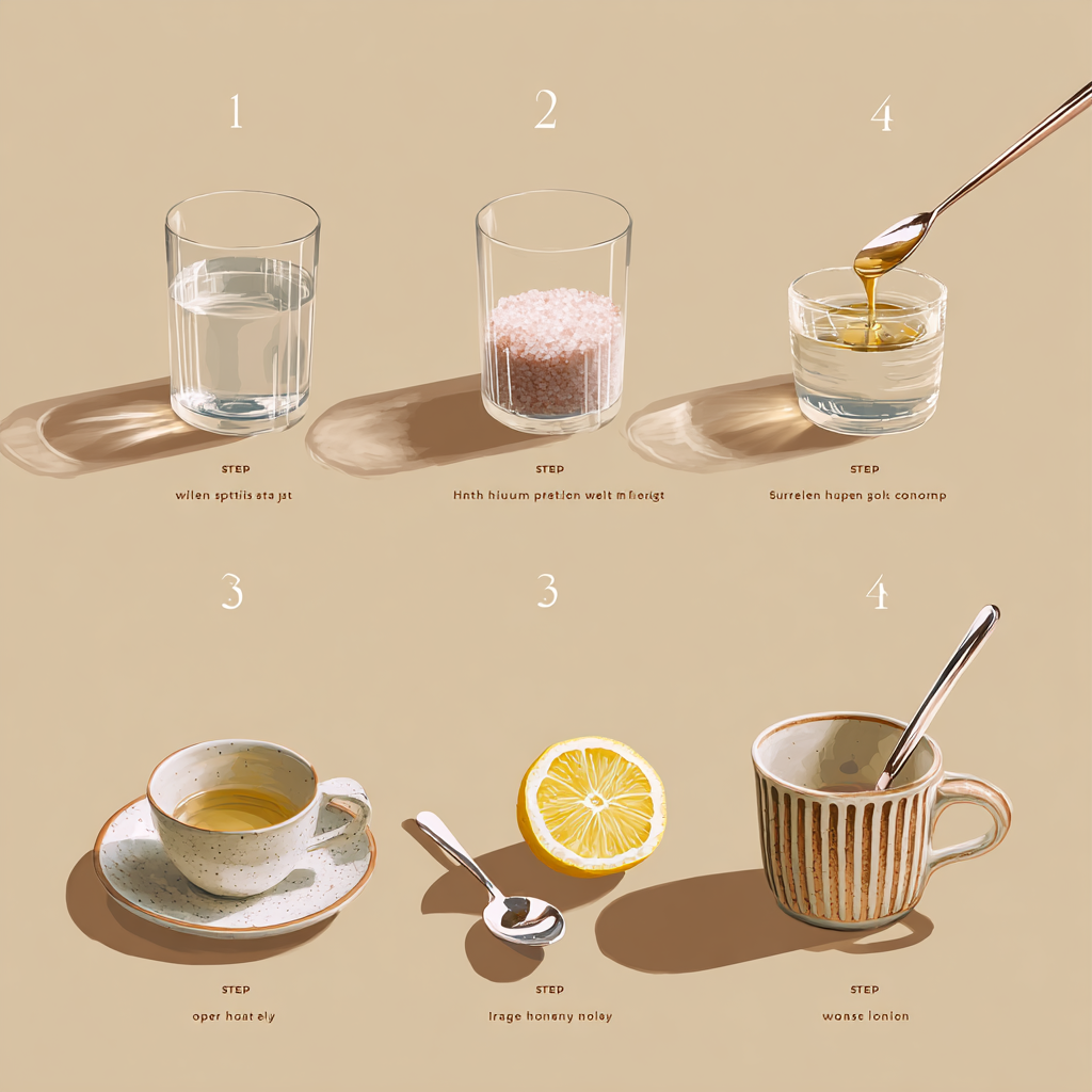 Japanese Pink Salt Recipe That Actually Works for Hydration and Weight Wellness 13 Stirring Japanese pink salt into water