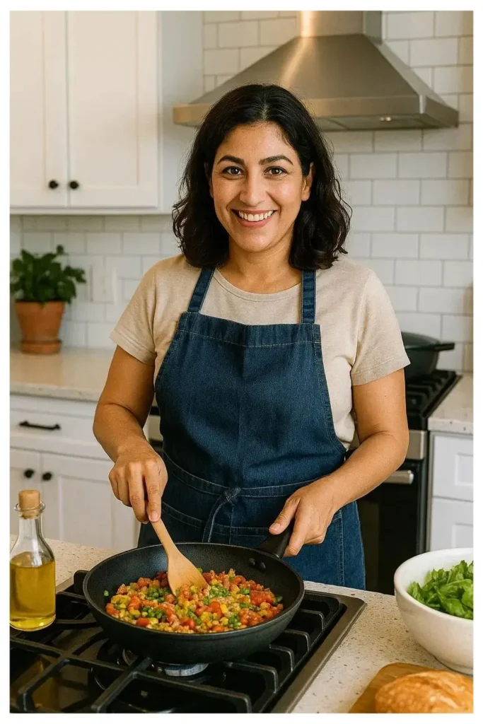 Home 2 chef Emily Parker in kitchen- Bestmealstocook