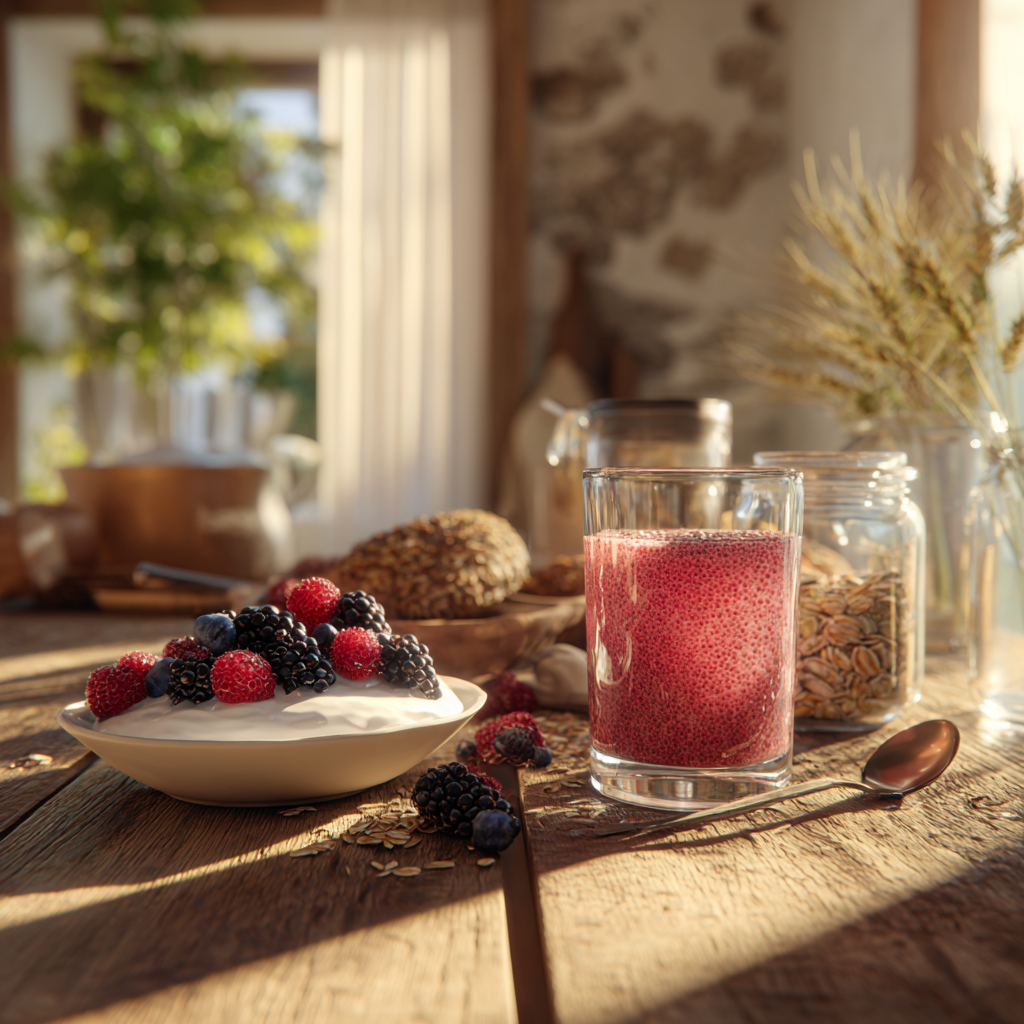 Bariatric Seed Drink Recipe: A Morning Ritual for Weight Loss and Energy 11 bariatric seed drink recipe served with yogurt and berries
