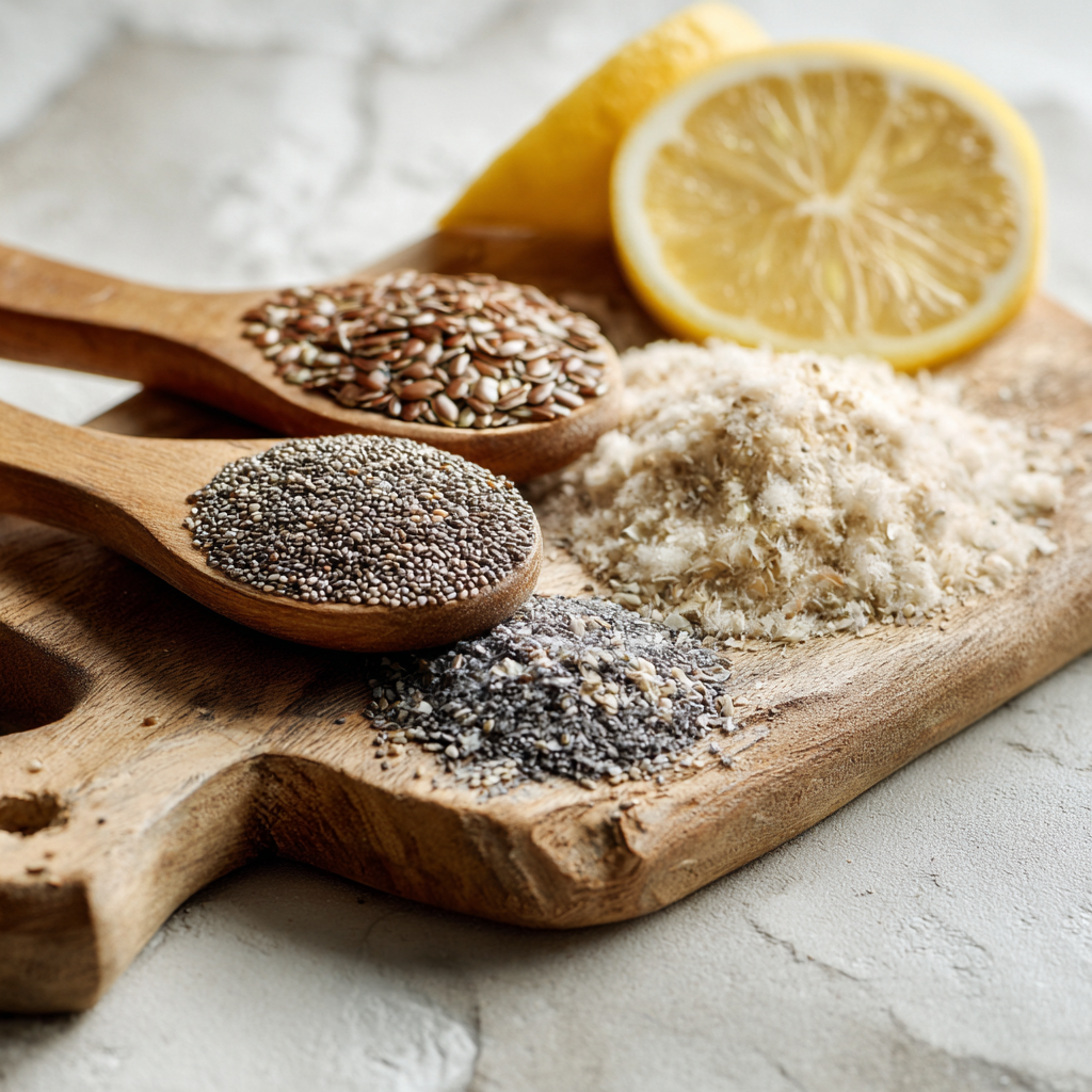 Bariatric Seed Trick Recipe: What’s Behind the Buzz? 7 Close-up of bariatric seed trick ingredients on a kitchen board