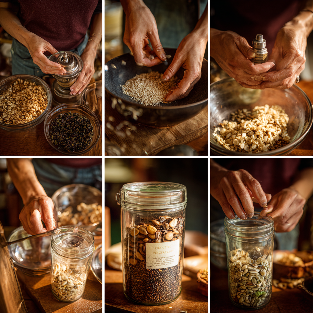 Bariatric Seed Ritual Recipe: The Daily Mix for Weight Loss and Energy 10 preparing the bariatric seed ritual recipe