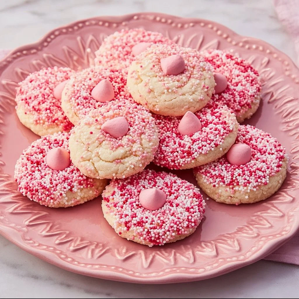 Delicious Strawberry Kiss Cookies for Valentine's Day