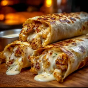 Easy garlic chicken wraps for a budget-friendly family dinner