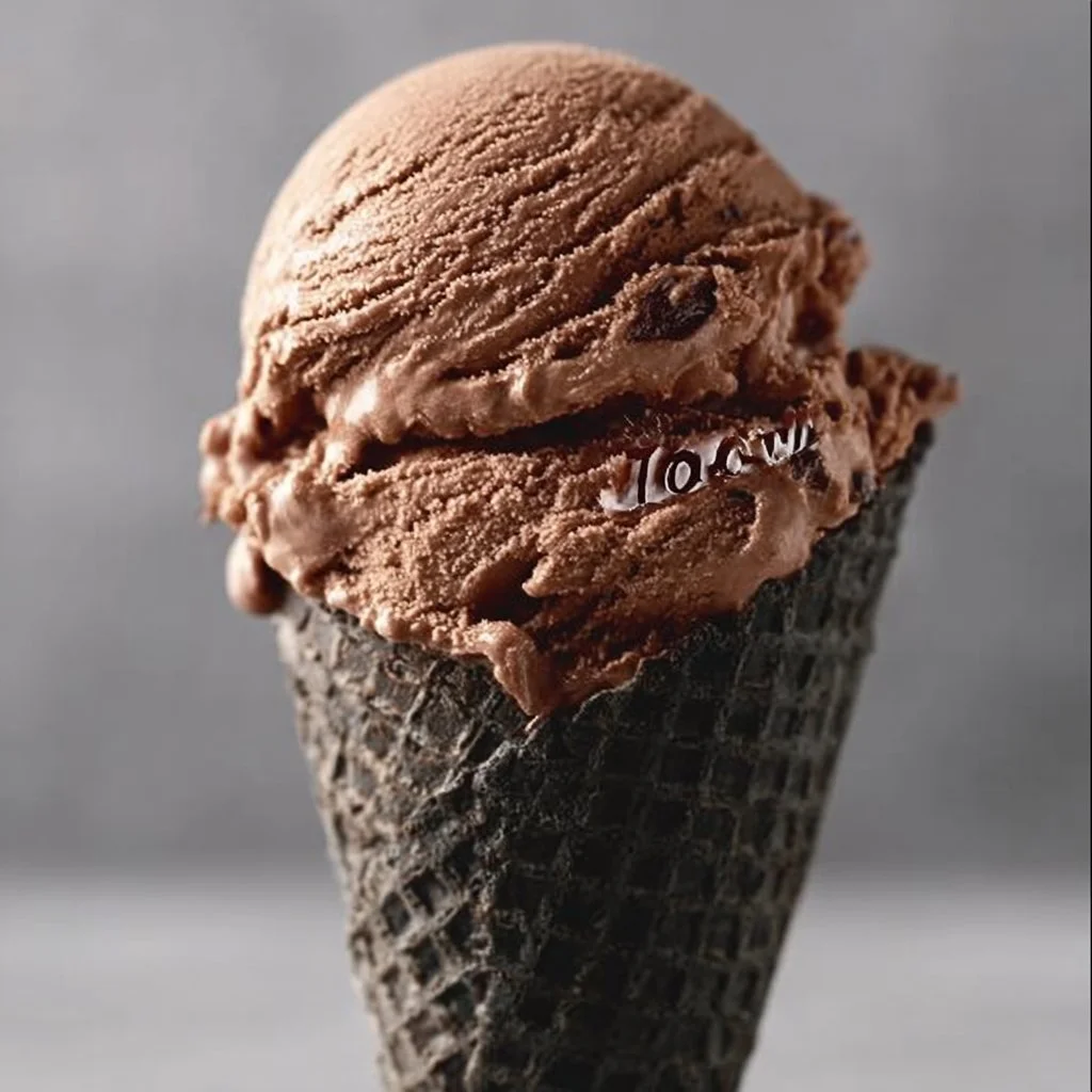 Delicious bowl of low calorie cottage cheese ice cream made with 4 ingredients