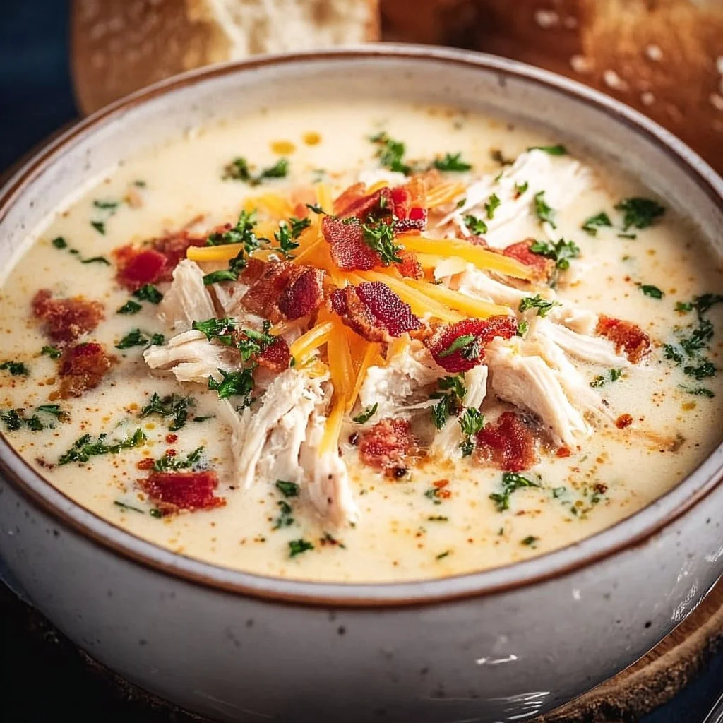 Creamy Keto Chicken Cream Cheese Soup