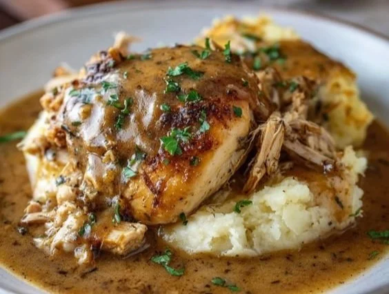 Crockpot Chicken and Gravy