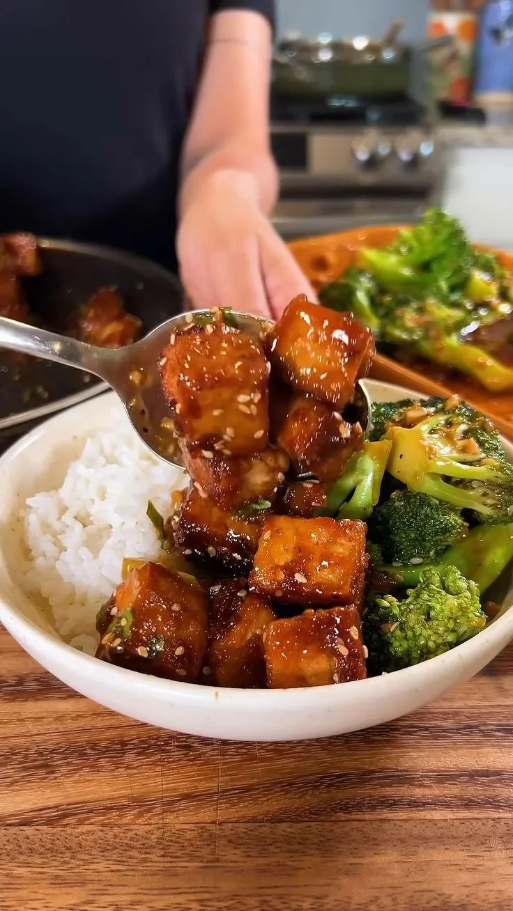 Maple Glazed Tofu