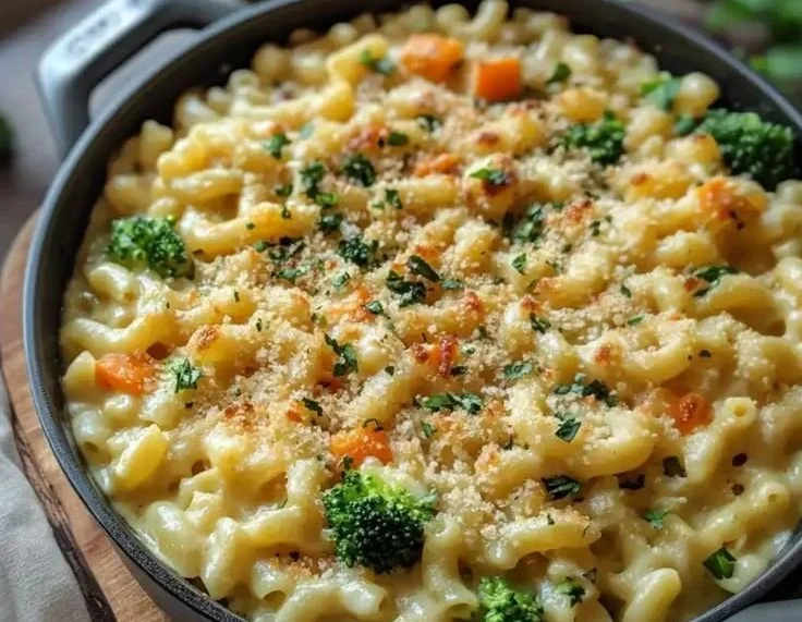 One Pot Veggie Mac and Cheese