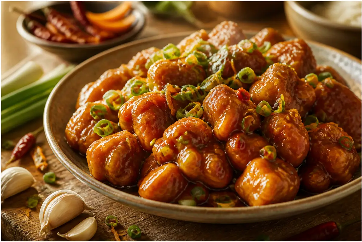 Orange Chicken Sauce Recipe for Homemade Takeout 8 orange chicken sauce recipe featuring glossy citrus sauce coating crispy chicken in a takeout-style bowl